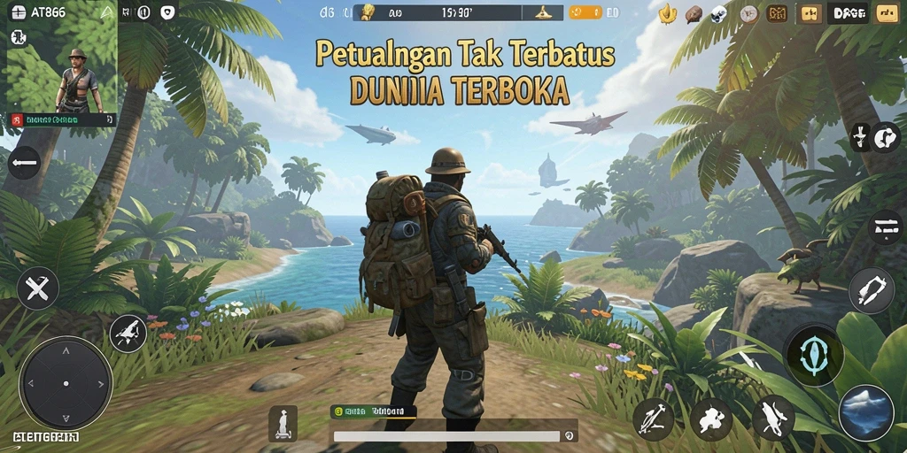 Tampilan gameplay yang mengesankan dalam dunia terbuka AT866.