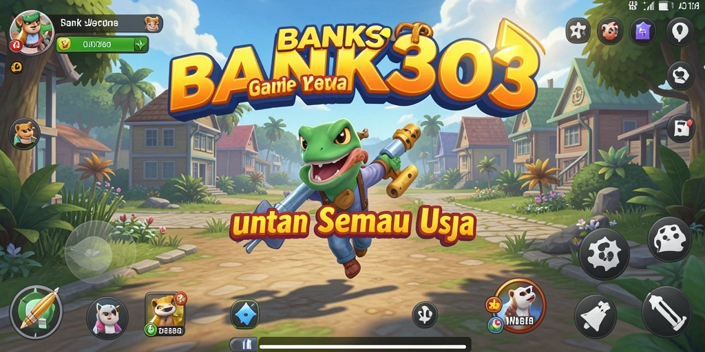 Screenshot gameplay BANK303 menampilkan aksi seru dan grafis yang menawan.