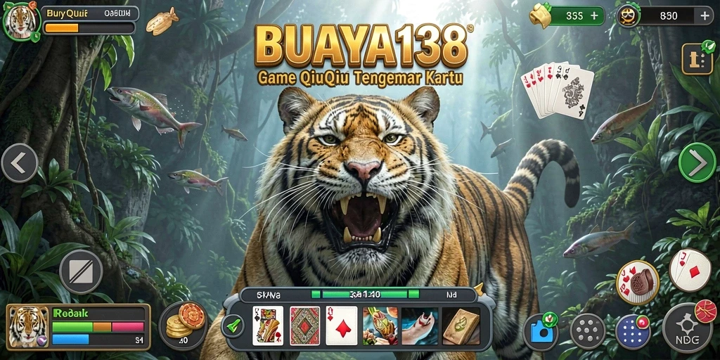 Tampilan menarik gameplay QiuQiu di BUAYA138.