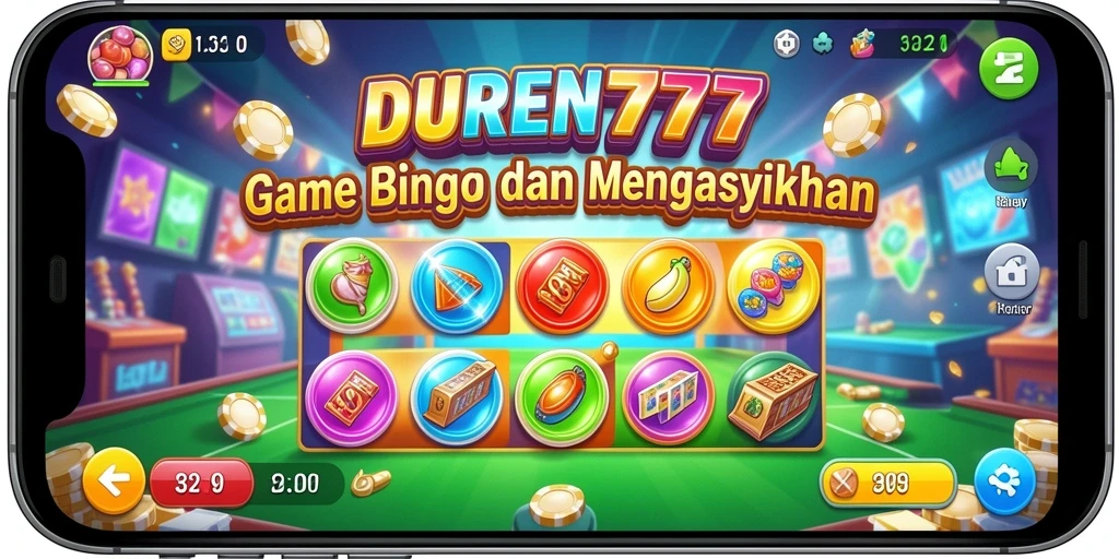 Tampilan gameplay seru dalam DUREN777, nikmati keseruan Bingo.