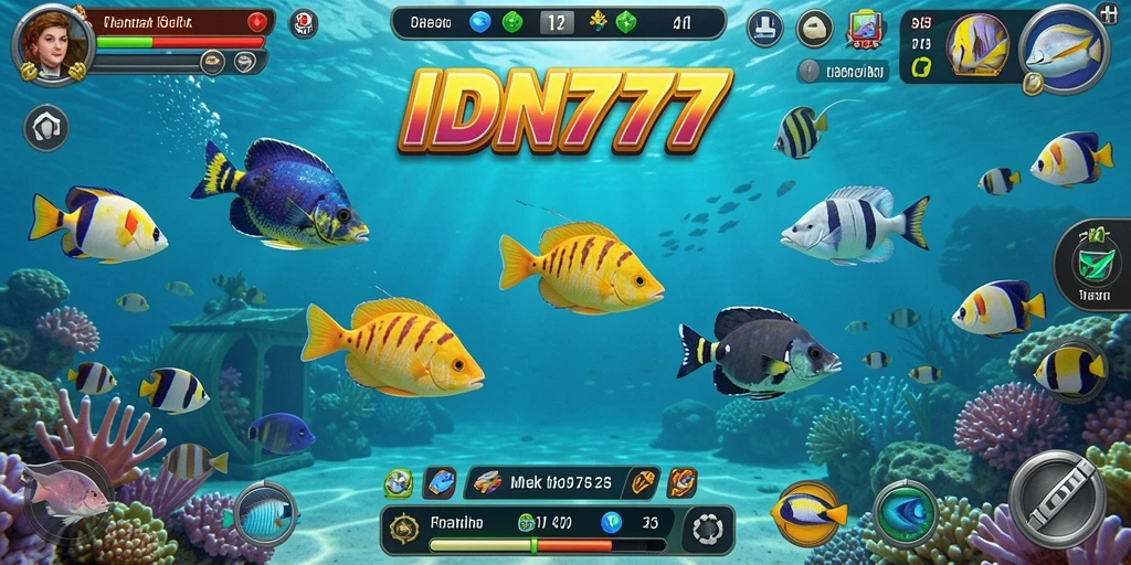 Tampilan menembak ikan yang mendebarkan di IDN777.