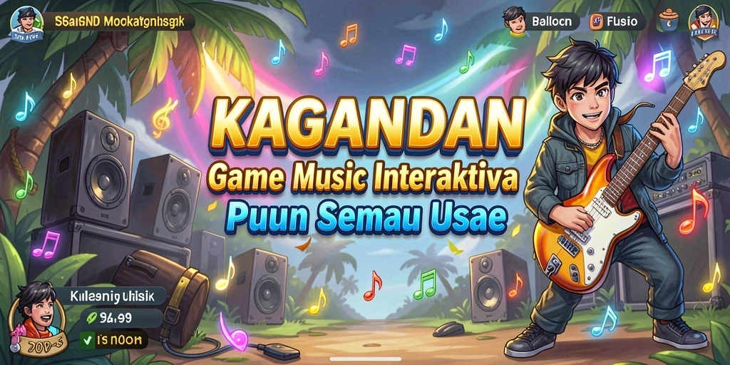 Tampilan gameplay KAGANDAN yang interaktif dan penuh warna.