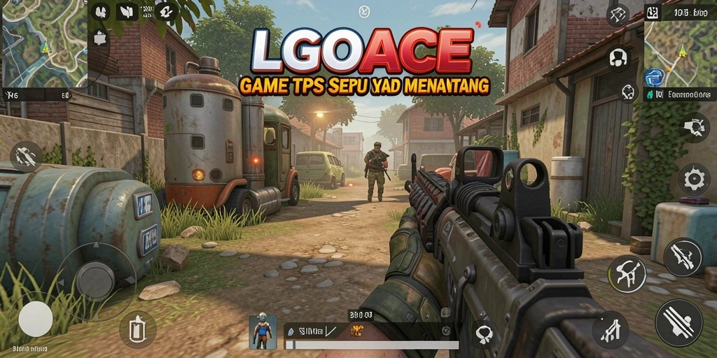 Gameplay seru LGOACE dengan aksi tembak-menembak yang intens.