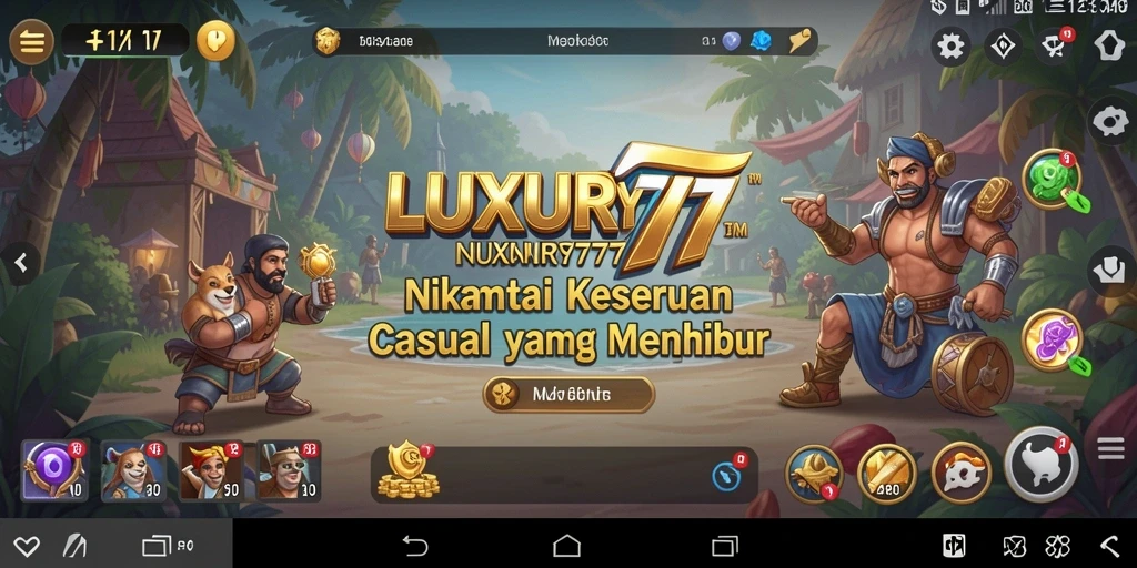 Tampilan menarik dari gameplay casual LUXURY777 yang mengasyikkan.