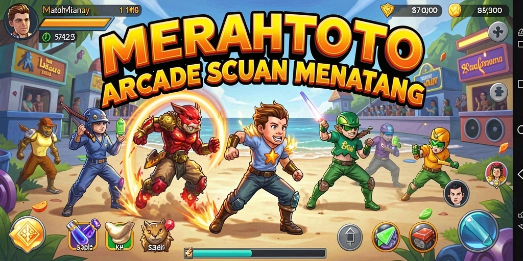 Tampilan menarik dari gameplay seru MERAHTOTO.