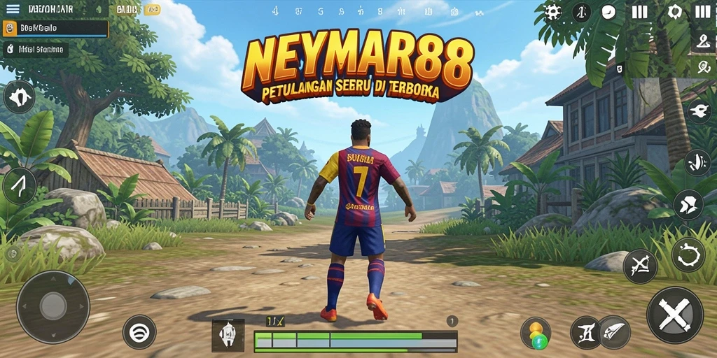 Gameplay seru NEYMAR88 di dunia terbuka yang luas.