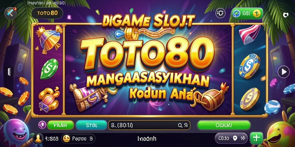 Screenshot TOTO80 menampilkan gameplay Slot yang seru dan interaktif.