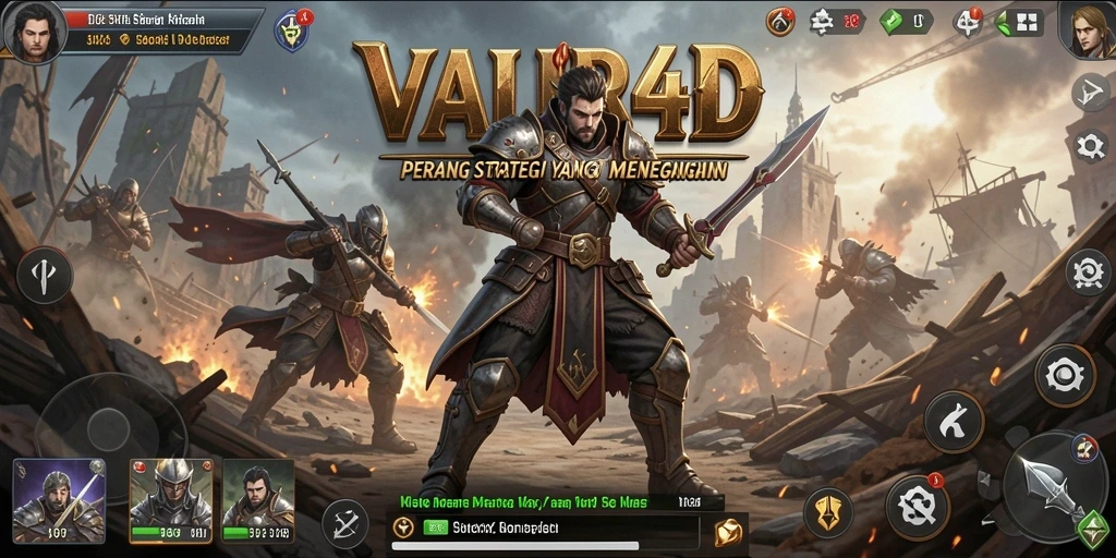 Gameplay VALIR4D dengan strategi yang mendalam dan menegangkan.